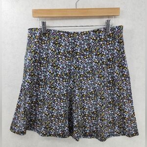 LOFT Floral Print Skirt Women's Size Medium Flowy Spring Comfy
